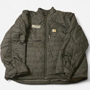 Carhartt Men's Black lightly Quilted Jacket